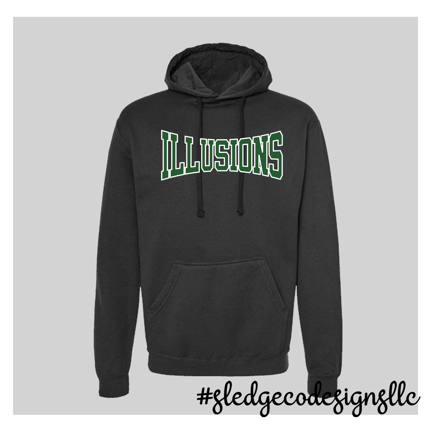 Illusions Softball | LOGO  | UNISEX FLEECE HOODIE