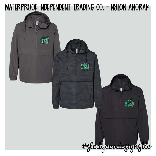 North Delta | ND LOGO | ITC Nylon Anorak | Waterproof Rainjacket