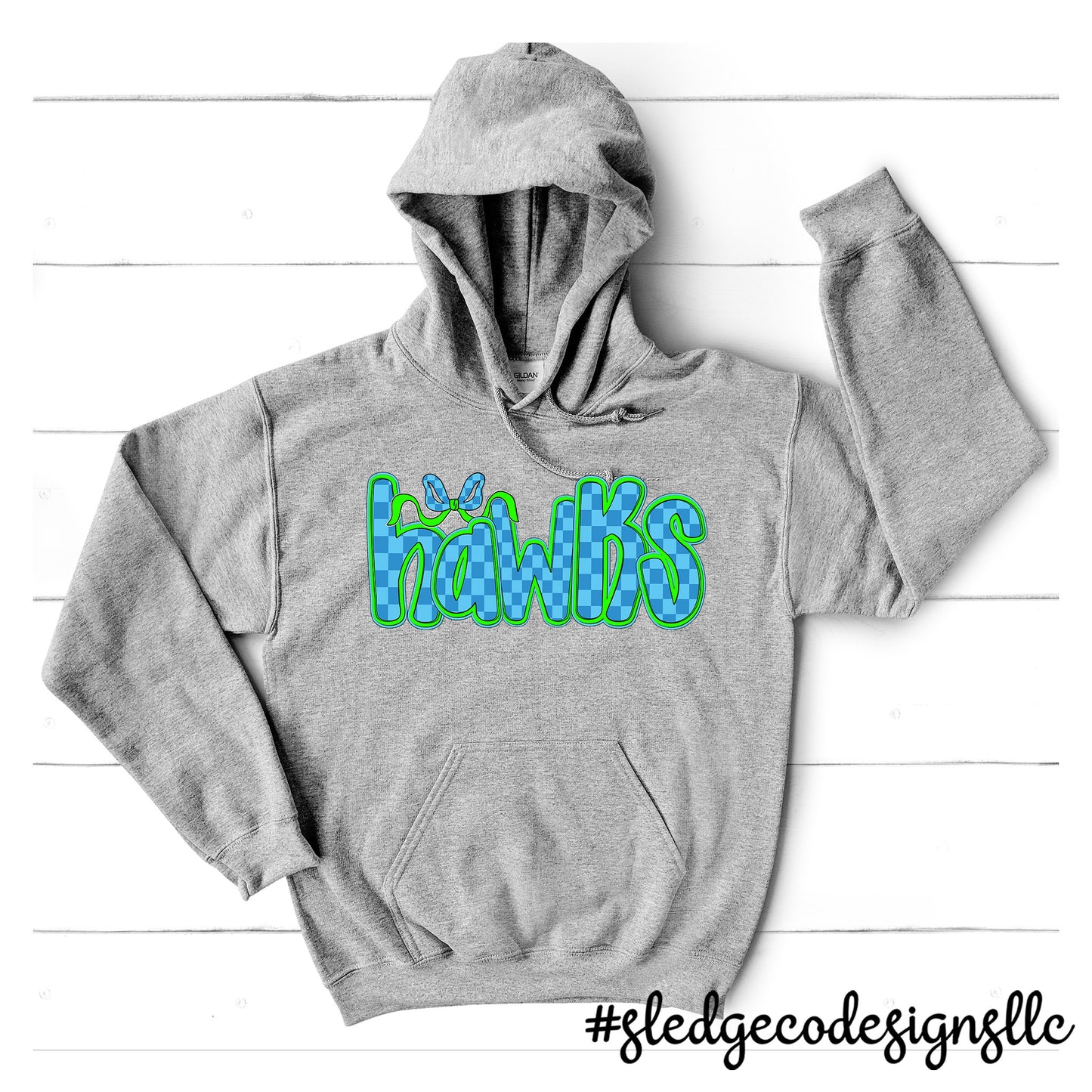 JONES BRUMMETT SCHOOL | CHECKERED | UNISEX CUSTOM HOODIE