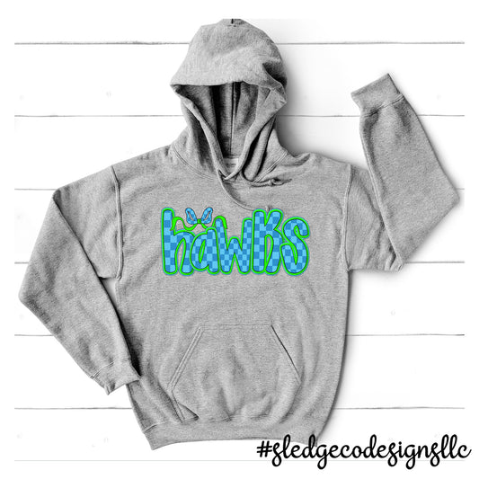 JONES BRUMMETT SCHOOL | CHECKERED | UNISEX CUSTOM HOODIE