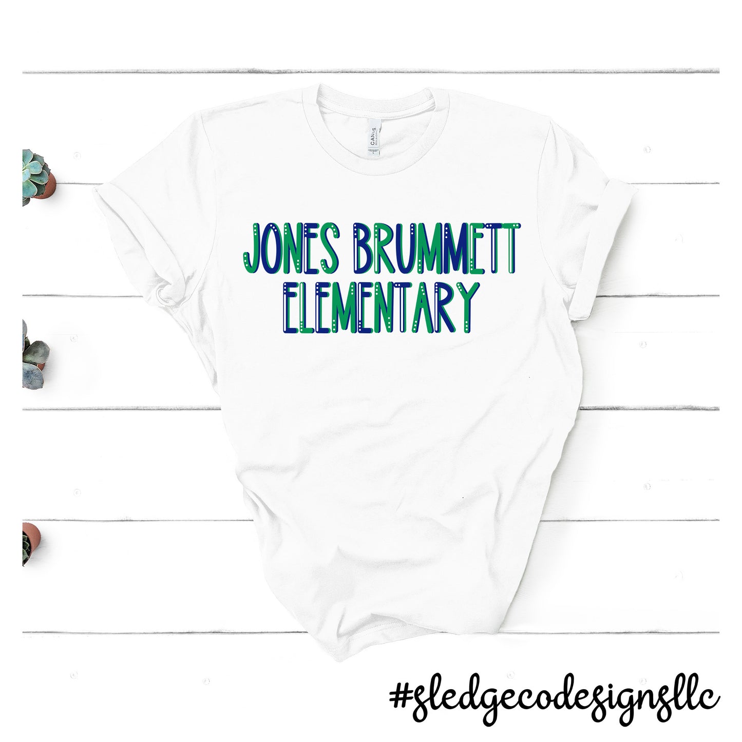 Jones Brummett Elementary School | LETTERED | Custom Unisex TSHIRT