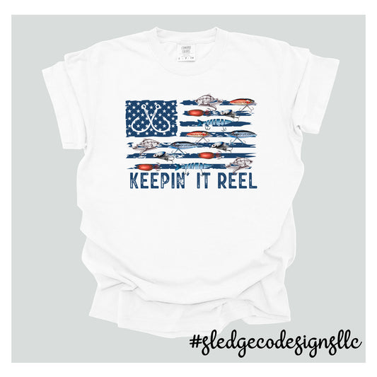 KEEPING IT REEL FISHING TEE | Custom Unisex Tshirt