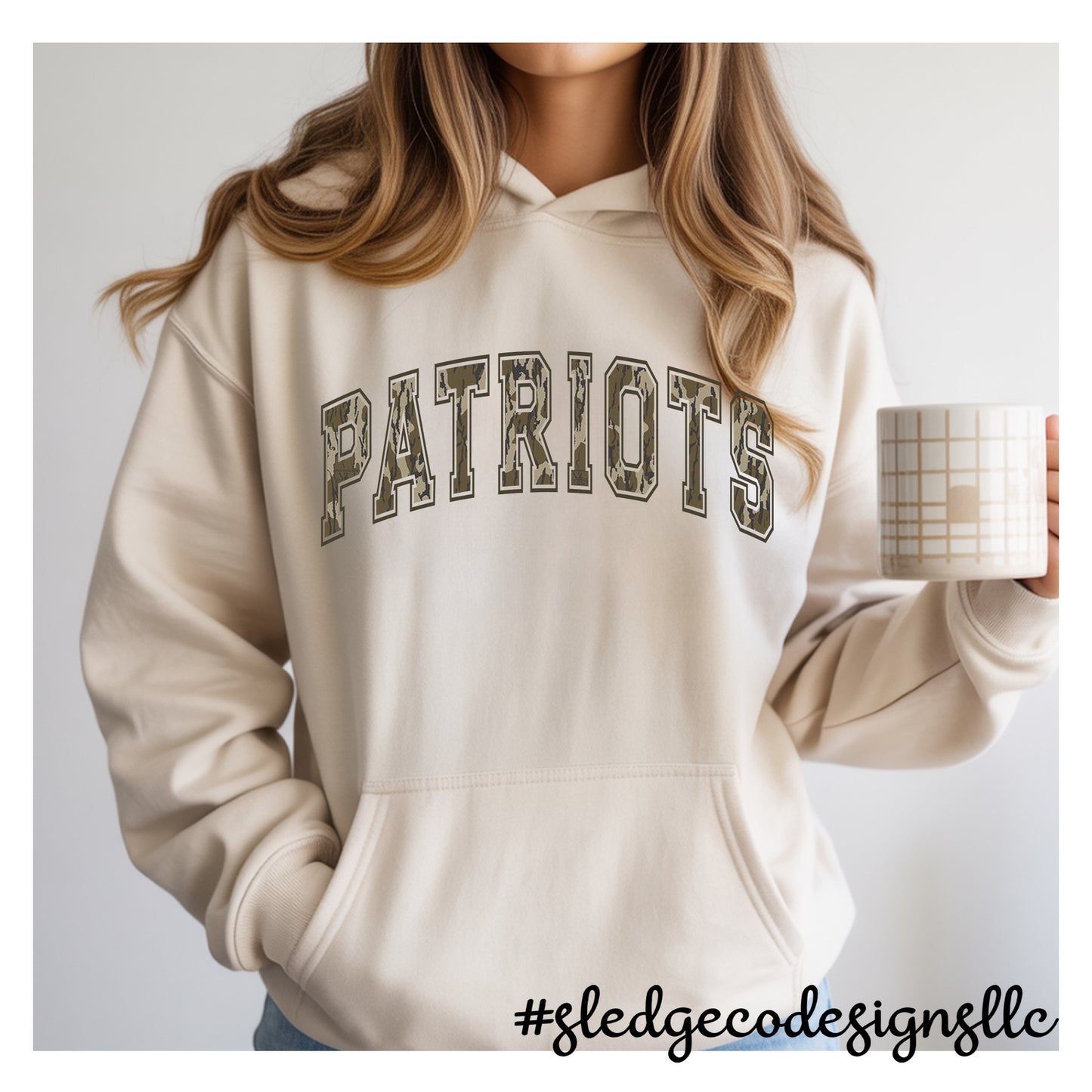 PATRIOTS | CAMO | CUSTOM UNISEX HOODIE