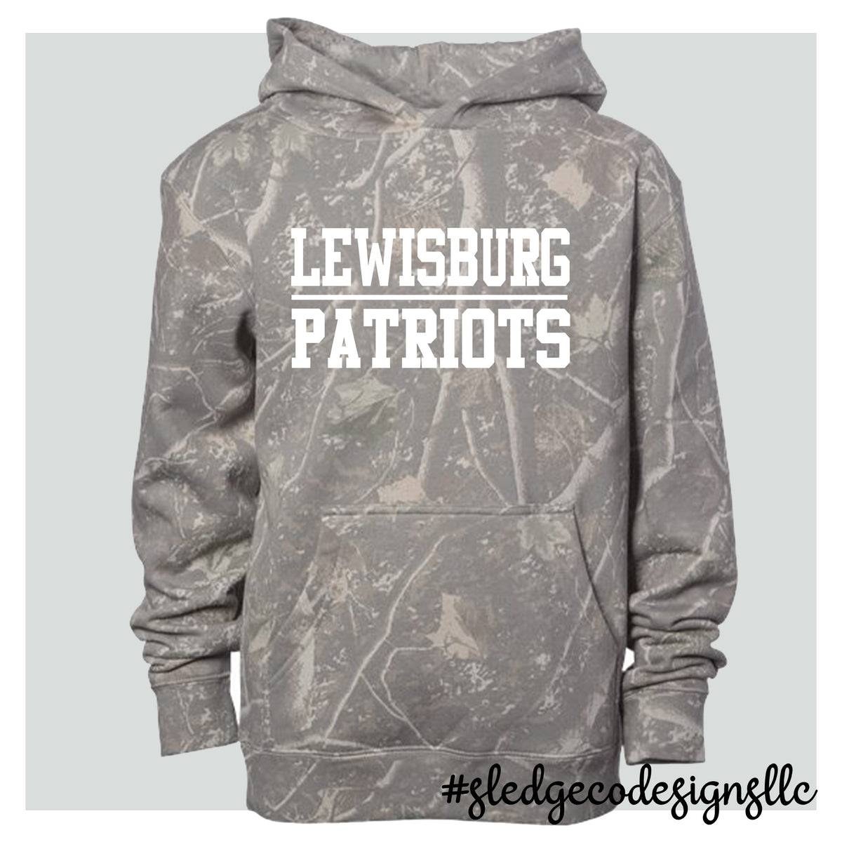 LEWISBURG PATRIOTS | CAMO Midweight Hoodie