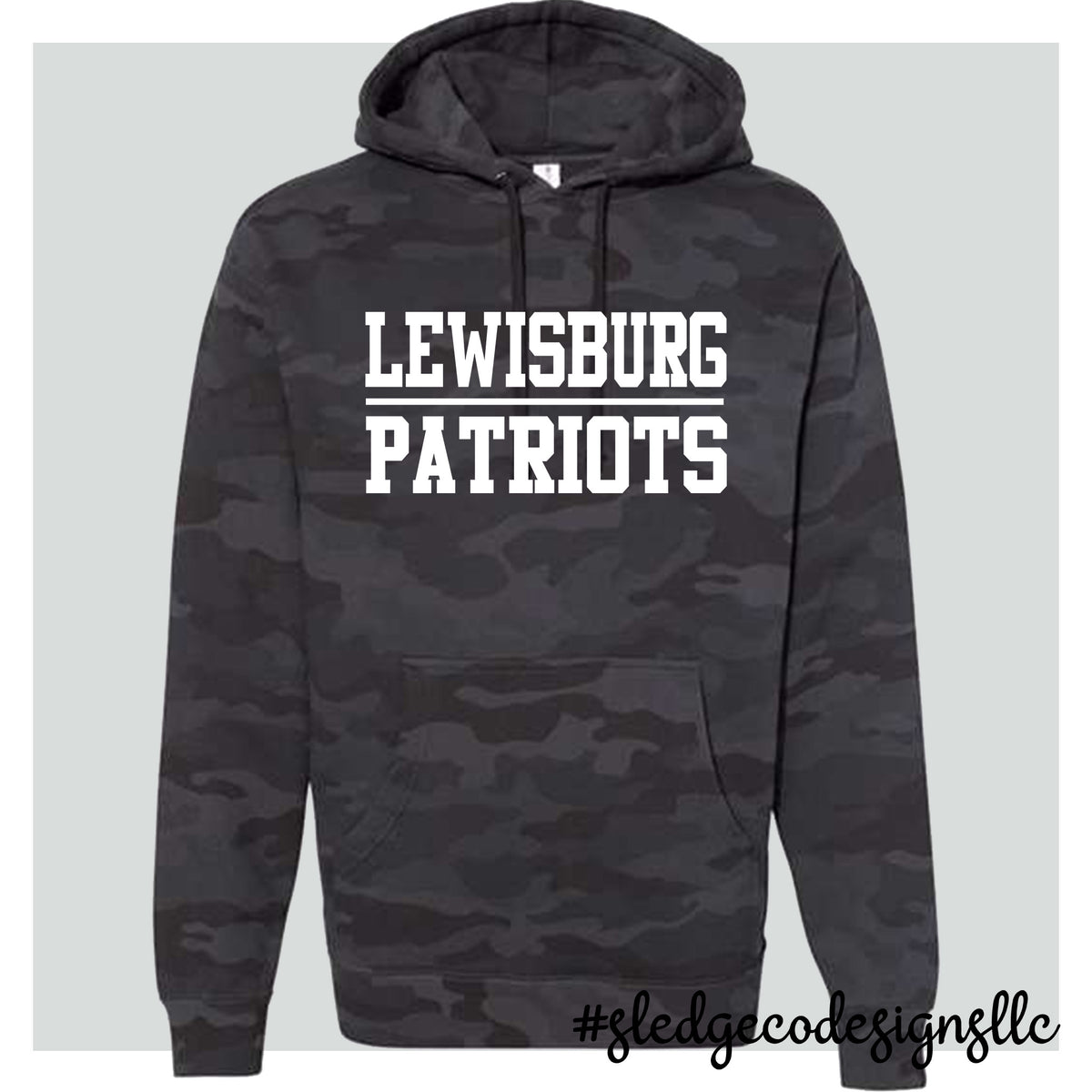 LEWISBURG PATRIOTS | CAMO Midweight Hoodie