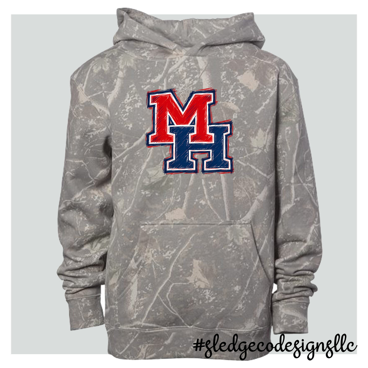MAGNOLIA HEIGHTS CHIEFS | CAMO Midweight Hoodie