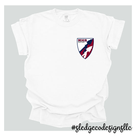 MAGNOLIA HEIGHTS SOCCER LOGO | COMFORT COLORS Unisex Garment-Dyed Heavyweight T-Shirt