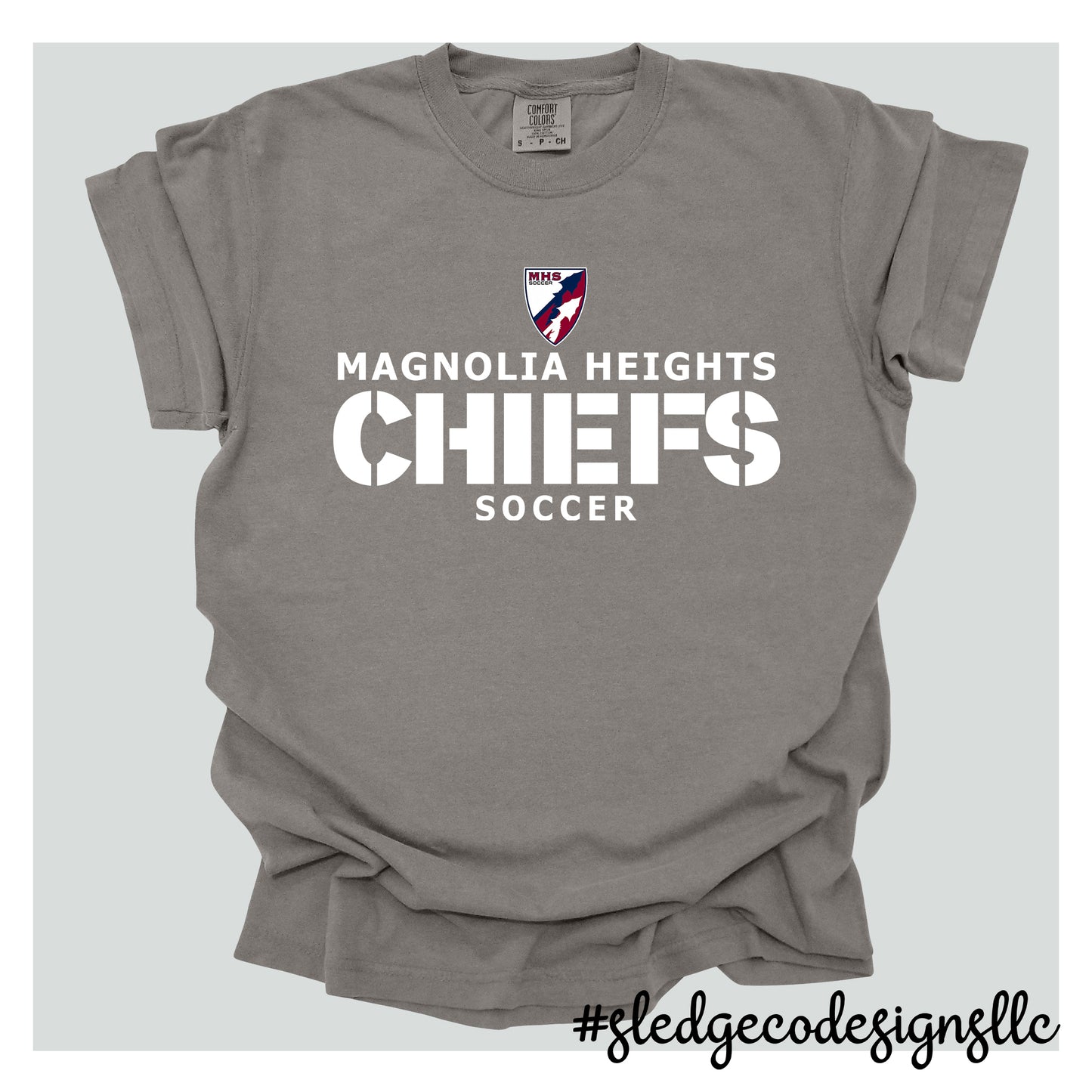 MAGNOLIA HEIGHTS SOCCER | COMFORT COLORS Unisex Garment-Dyed Heavyweight T-Shirt