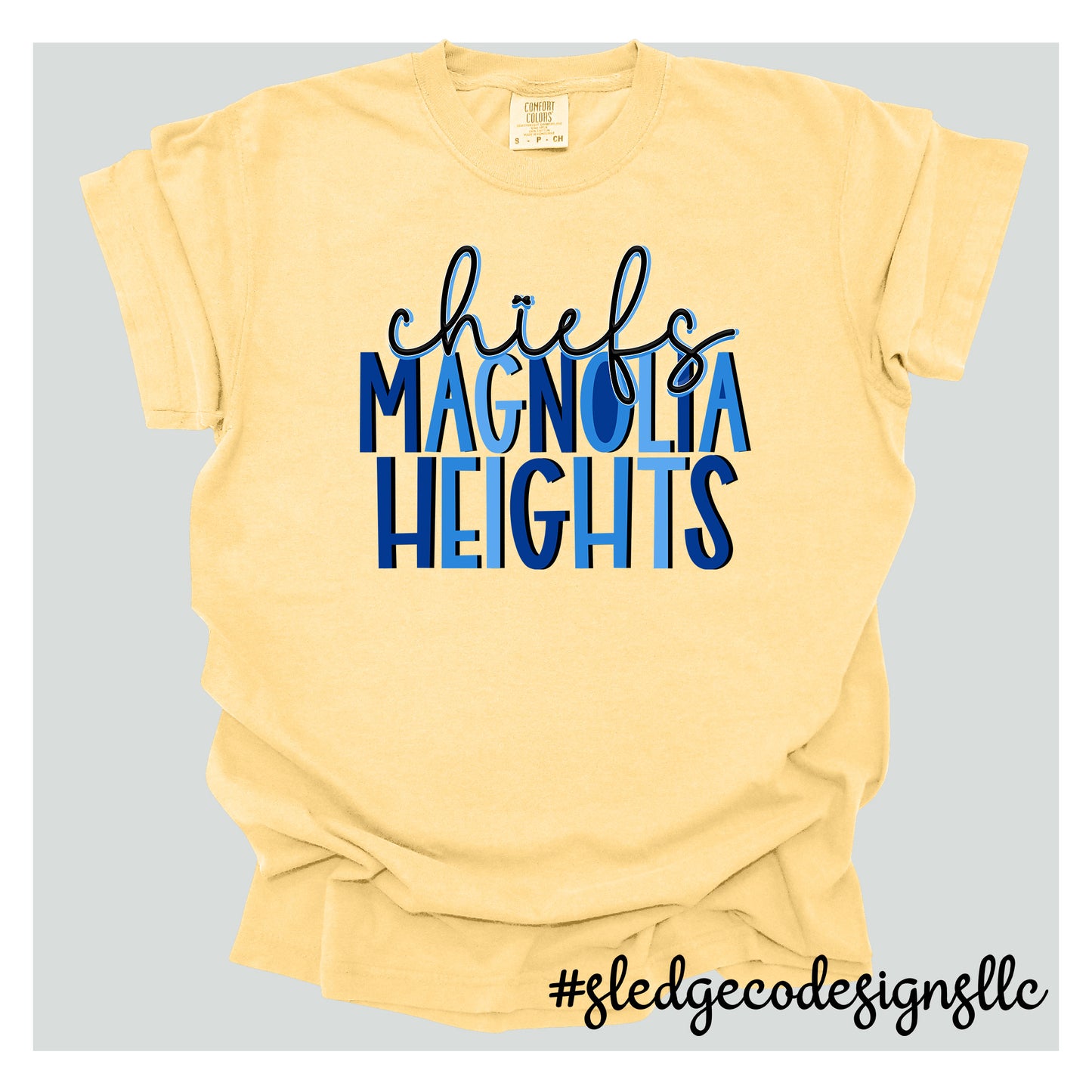 MAGNOLIA HEIGHTS BLUE  | COMFORT COLORS Custom Unisex Tshirt