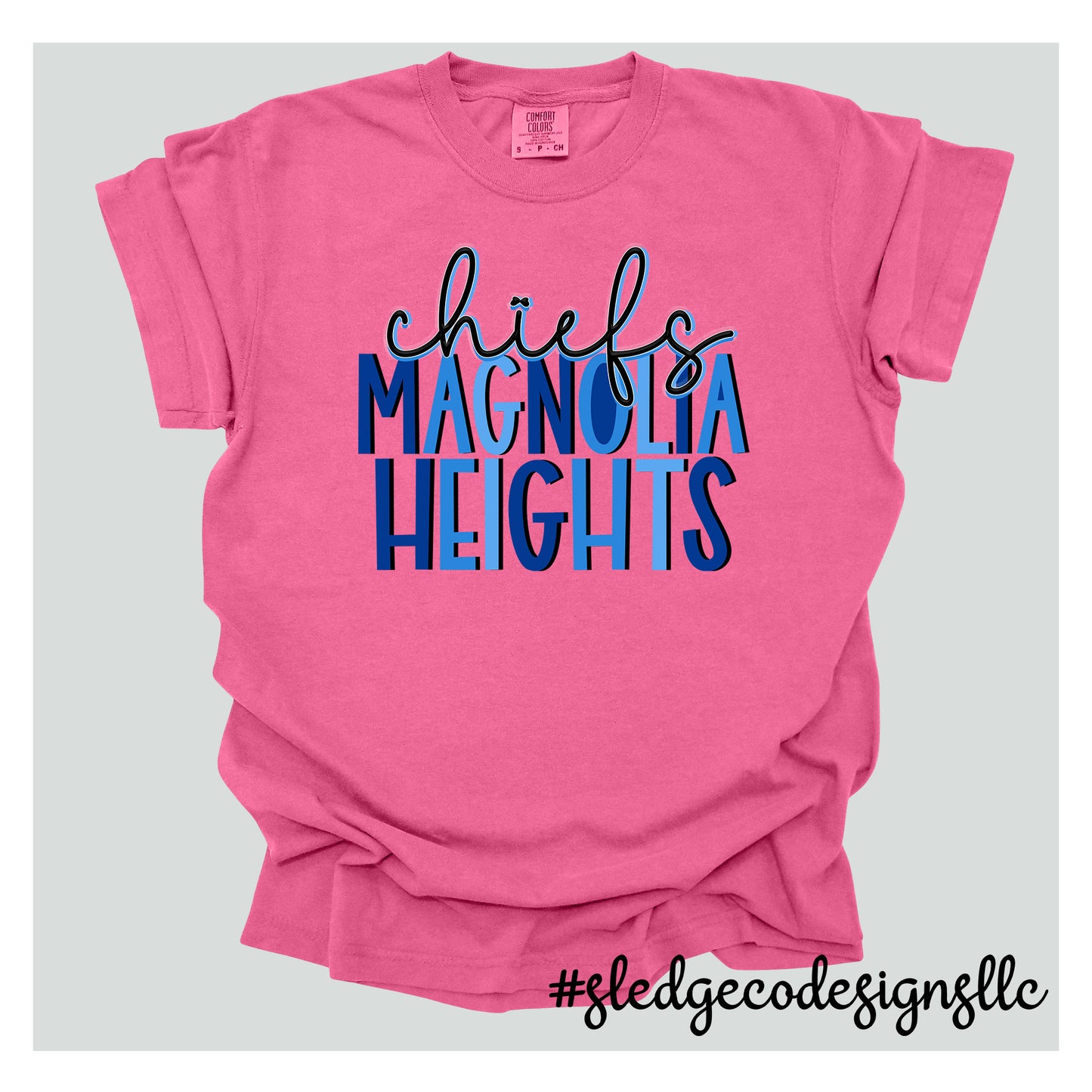 MAGNOLIA HEIGHTS BLUE  | COMFORT COLORS Custom Unisex Tshirt