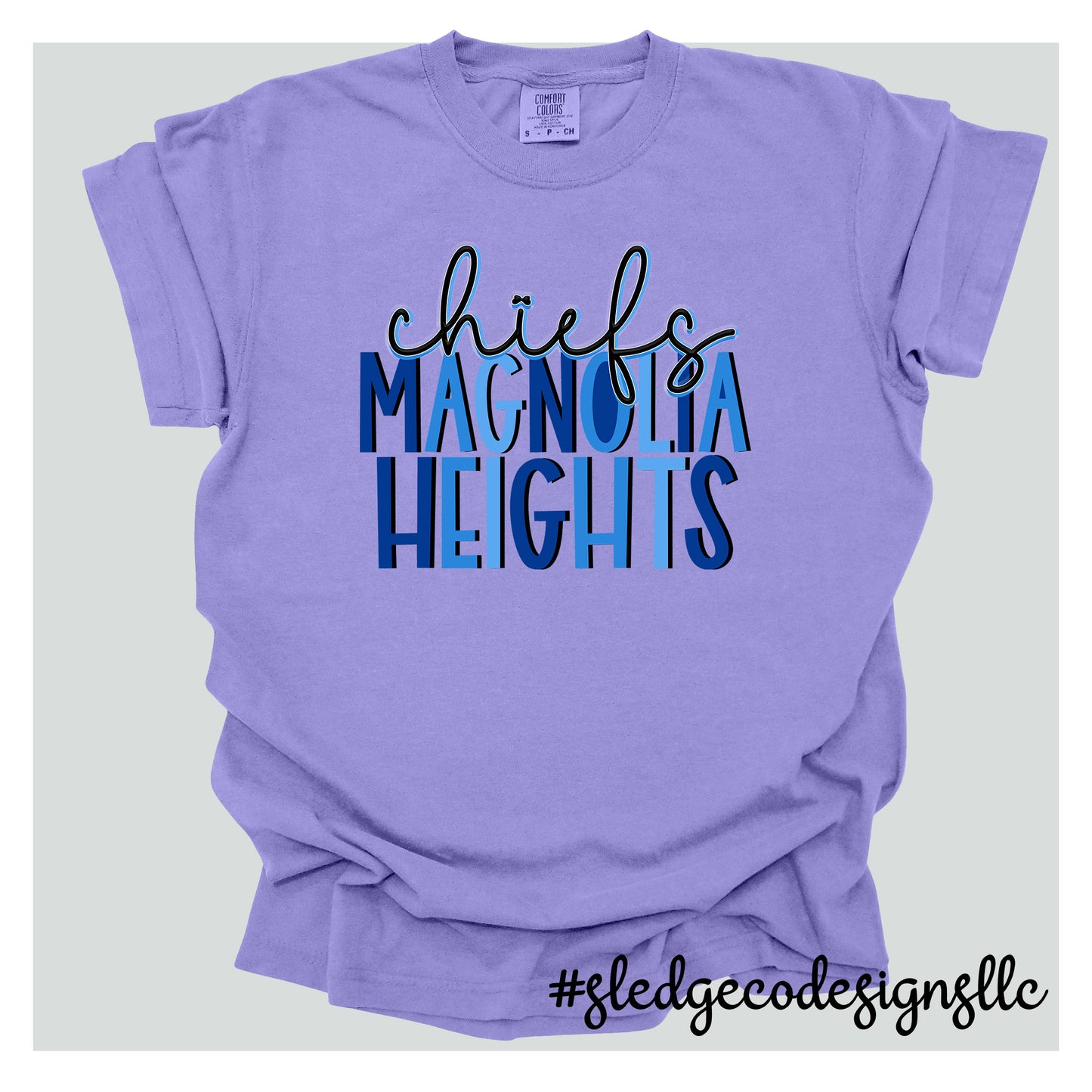 MAGNOLIA HEIGHTS BLUE  | COMFORT COLORS Custom Unisex Tshirt