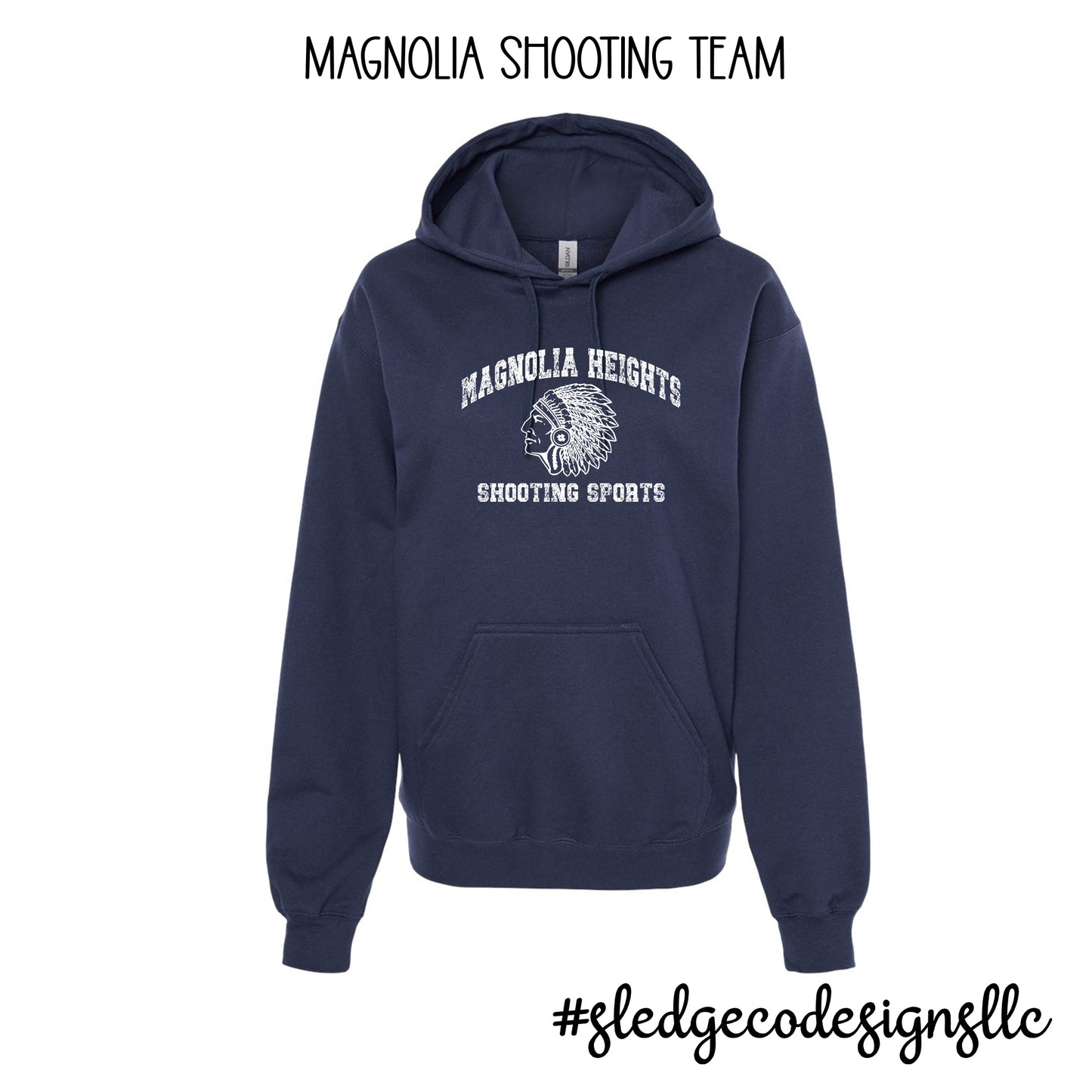 MAGNOLIA HEIGHTS SHOOTING TEAM | NAVY UNISEX HOODIE