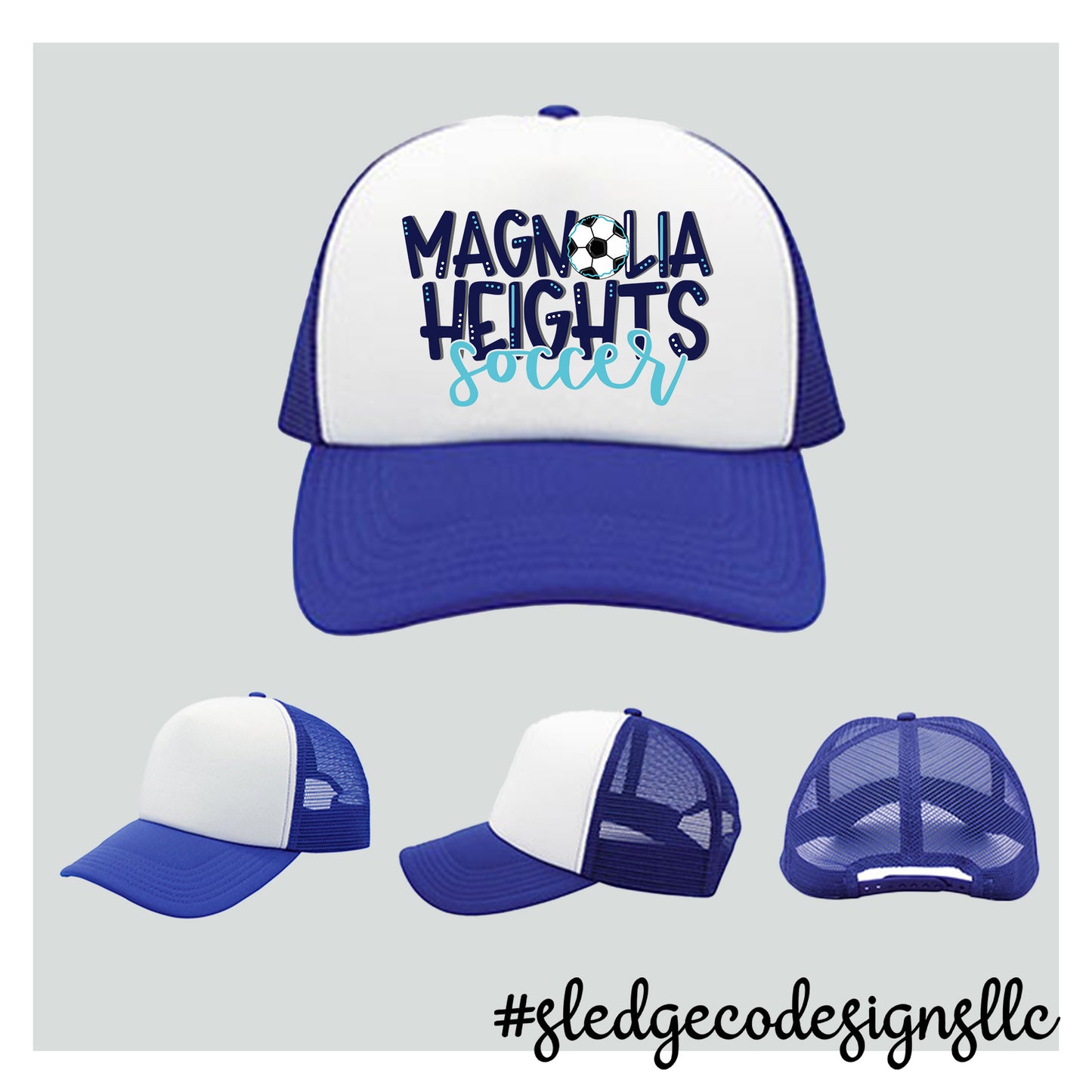 MAGNOLIA HEIGHTS CHIEFS SOCCER  | TRUCKER HAT ROYAL