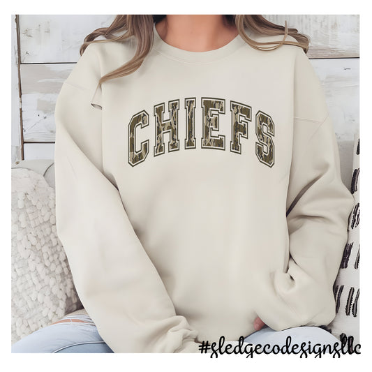 CHIEFS | MAGNOLIA HEIGHTS | CAMO | CUSTOM UNISEX SWEATSHIRT