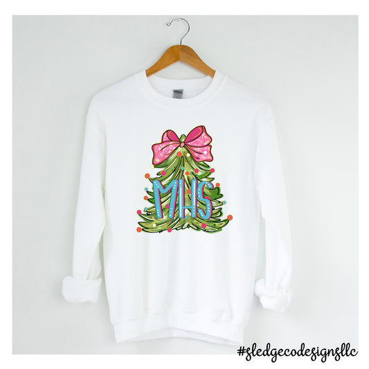 MHS MAGNOLIA HEIGHTS | CHRISTMAS TREE |  CUSTOM UNISEX Sweatshirt
