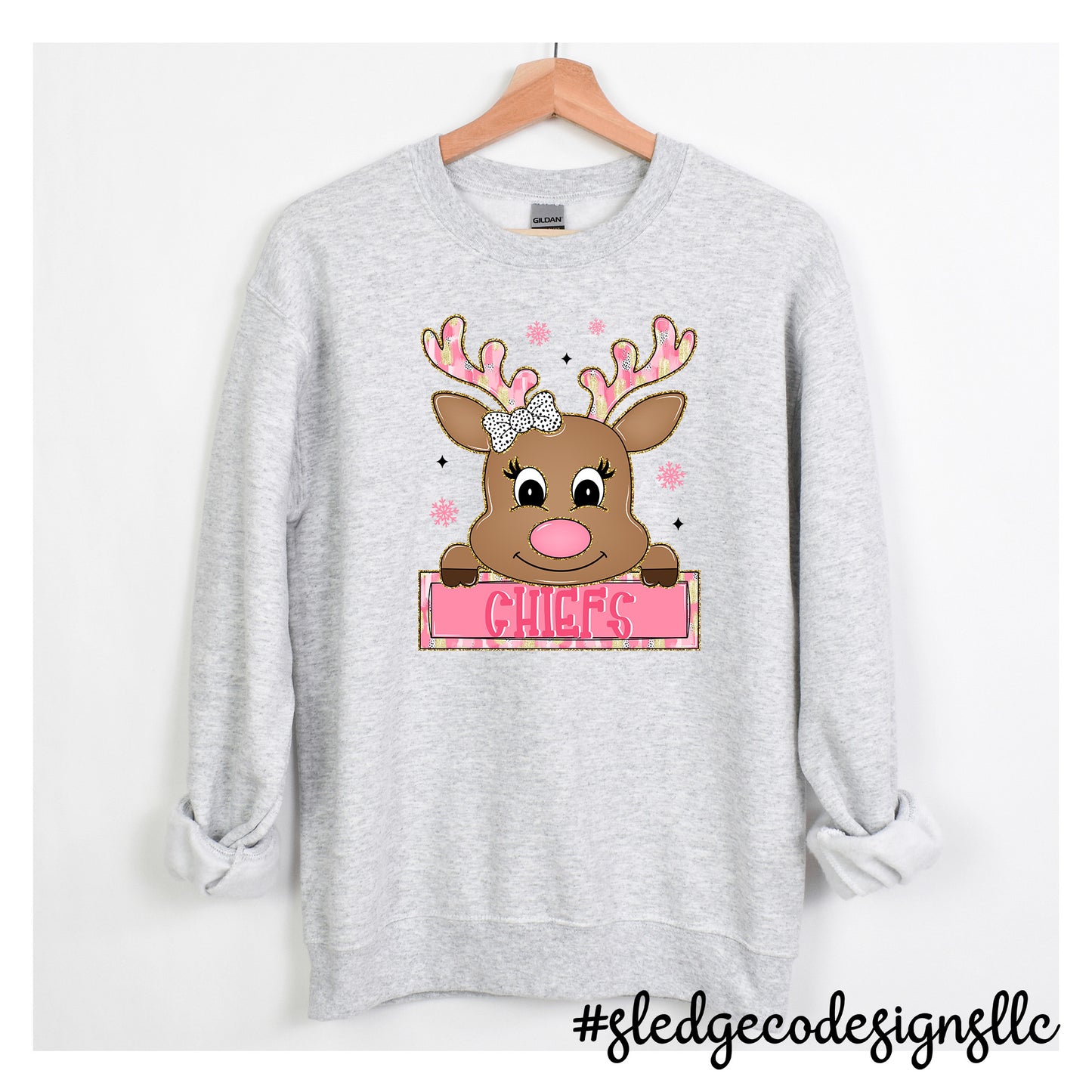 MHS MAGNOLIA HEIGHTS | CHIEFS REINDEER |  CUSTOM UNISEX Sweatshirt