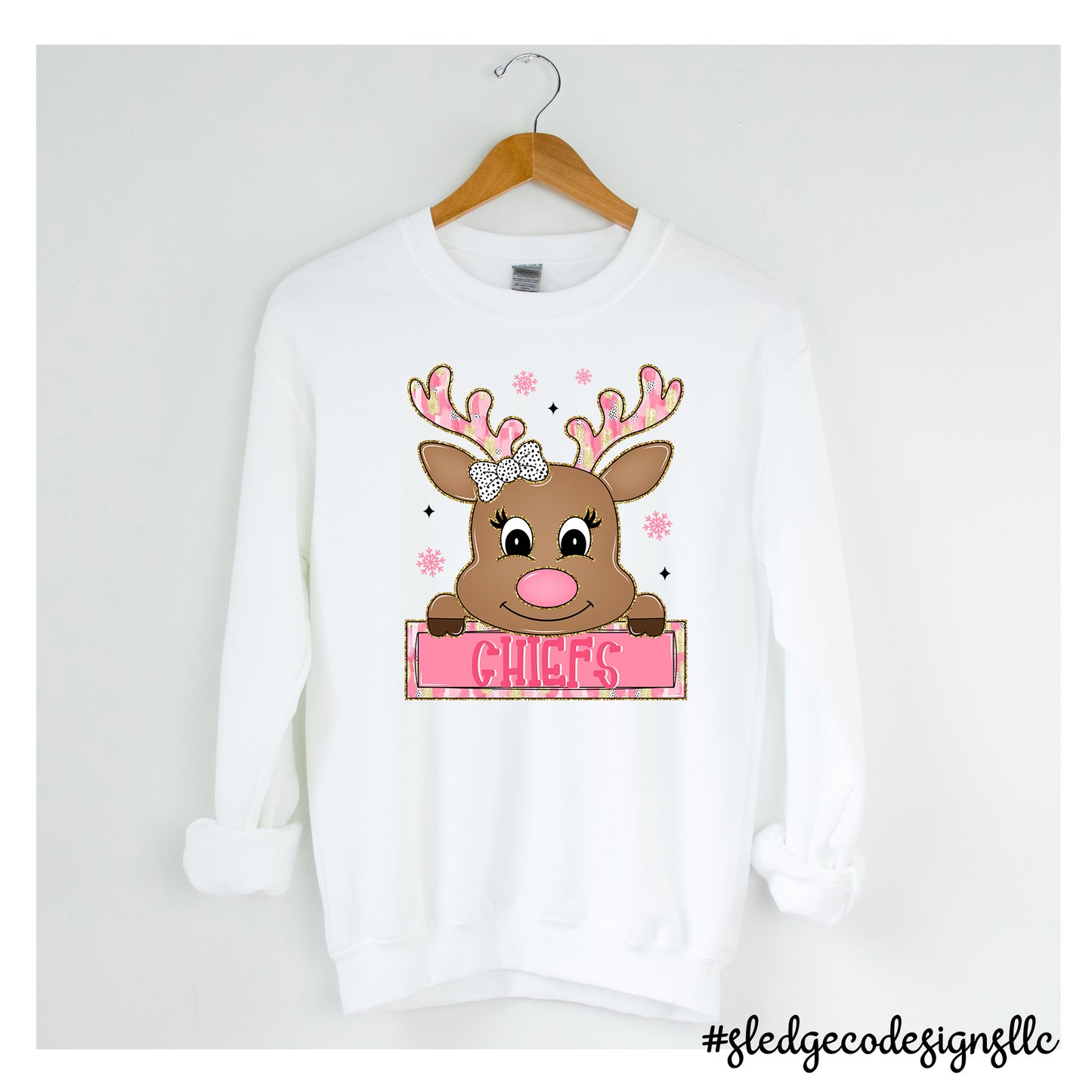 MHS MAGNOLIA HEIGHTS | CHIEFS REINDEER |  CUSTOM UNISEX Sweatshirt