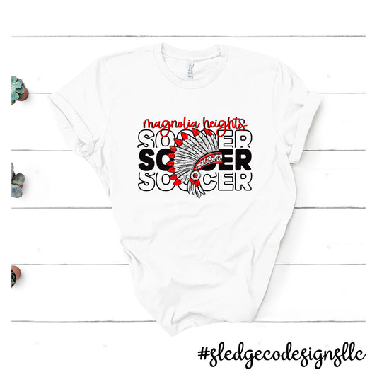 MAGNOLIA HEIGHTS | CHIEFS SOCCER |  UNISEX  Custom Unisex Tshirt