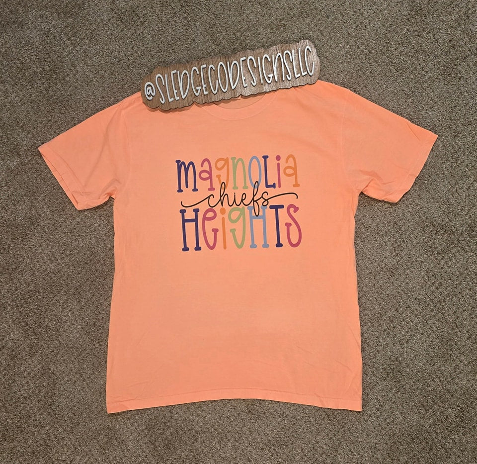 MAGNOLIA HEIGHTS COLORFUL TEE |  Custom Unisex Tshirt