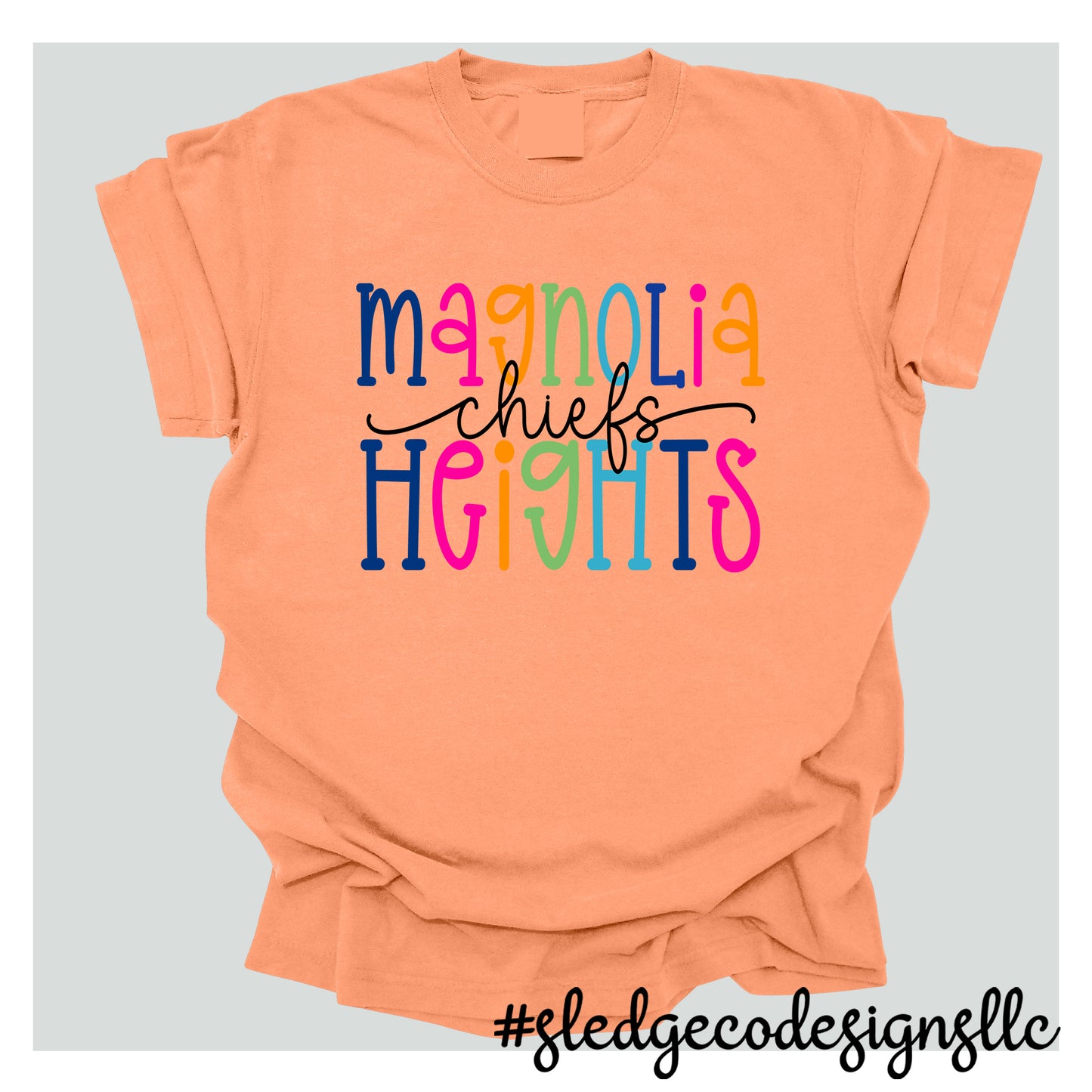 MAGNOLIA HEIGHTS COLORFUL TEE |  Custom Unisex Tshirt