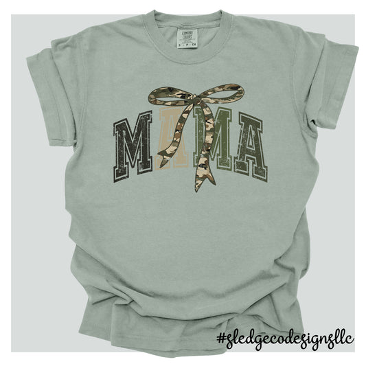 MAMA BOW CAMO  | Custom Unisex TSHIRT