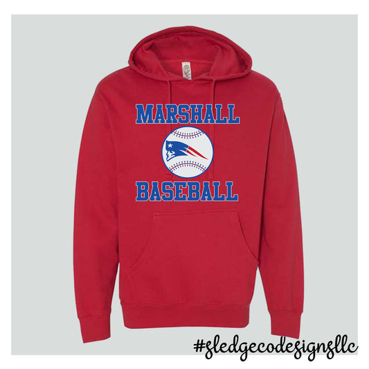 Marshall Academy Patriots Baseball | CUSTOM HOODIE