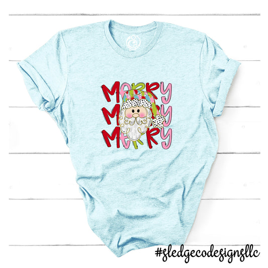 MERRY MERRY MERRY  | Custom Unisex TSHIRT