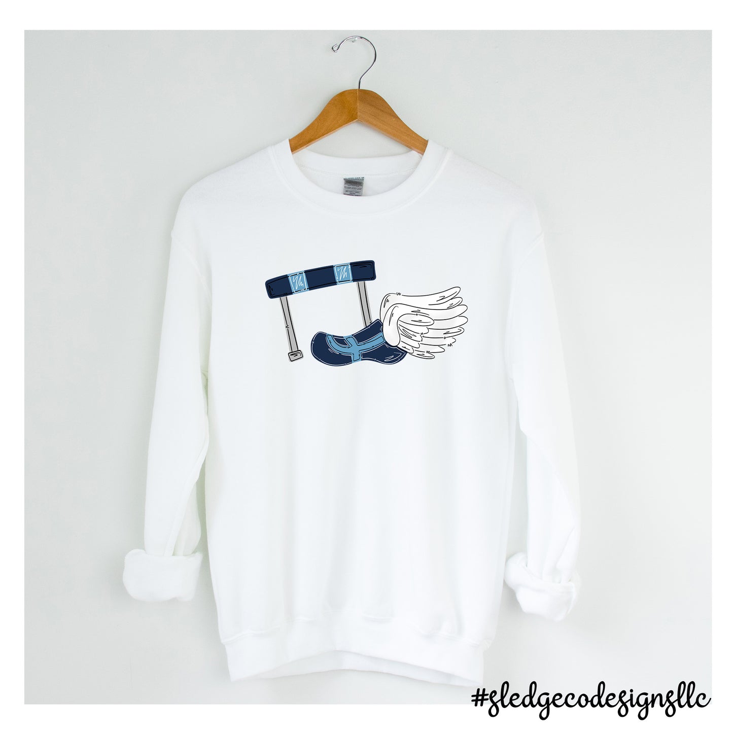Magnolia Heights Track and Field Custom Unisex Sweatshirt School Spirit Wear by Sledge Co Designs
