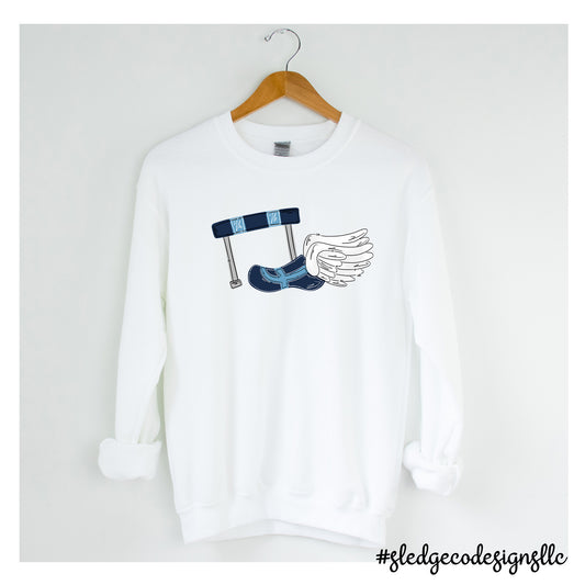 Magnolia Heights Track and Field Custom Unisex Sweatshirt School Spirit Wear by Sledge Co Designs