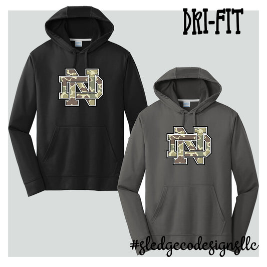 NORTH DELTA | ND CAMO OLD SCHOOL |  Performance Fleece Pullover Hoodie