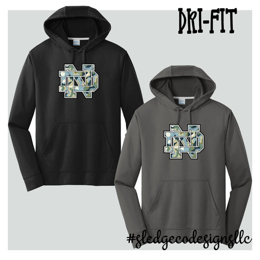 NORTH DELTA | ND CAMO BLUE |  Performance Fleece Pullover Hoodie