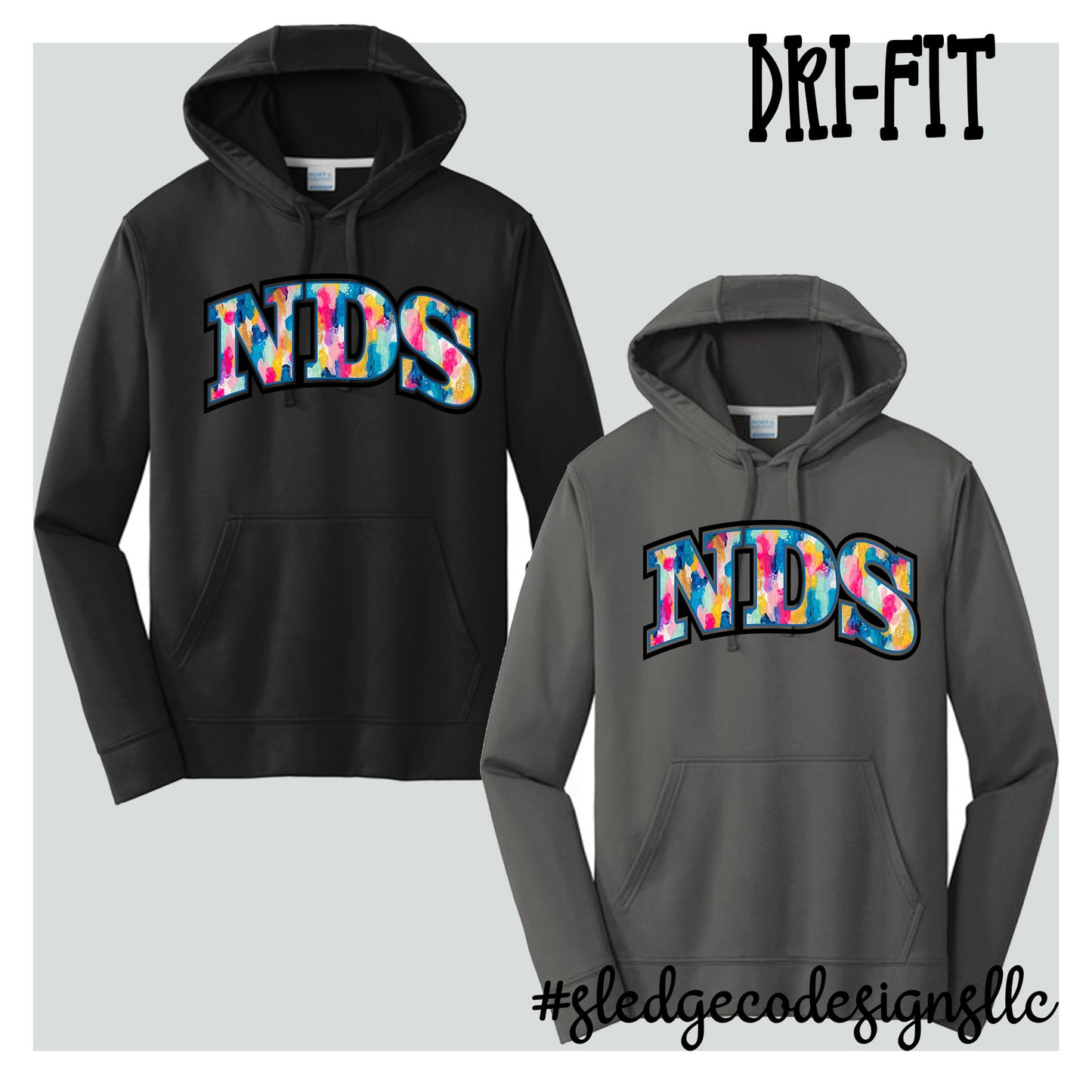 NORTH DELTA | NDS COLORFUL |  Performance Fleece Pullover Hoodie