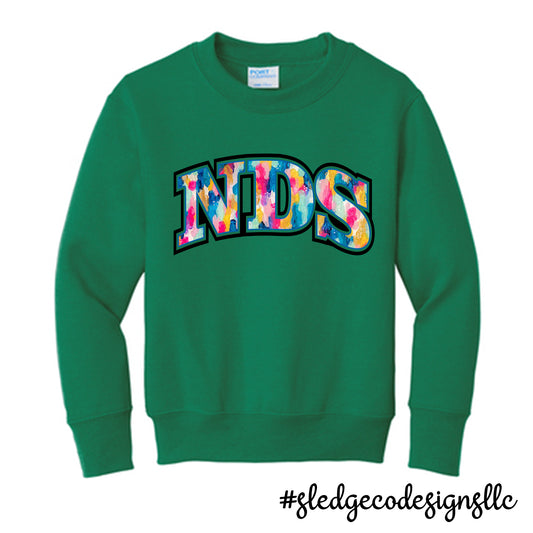 PRE-ORDER: NDS LILLY | GREEN | UNISEX SWEATSHIRT