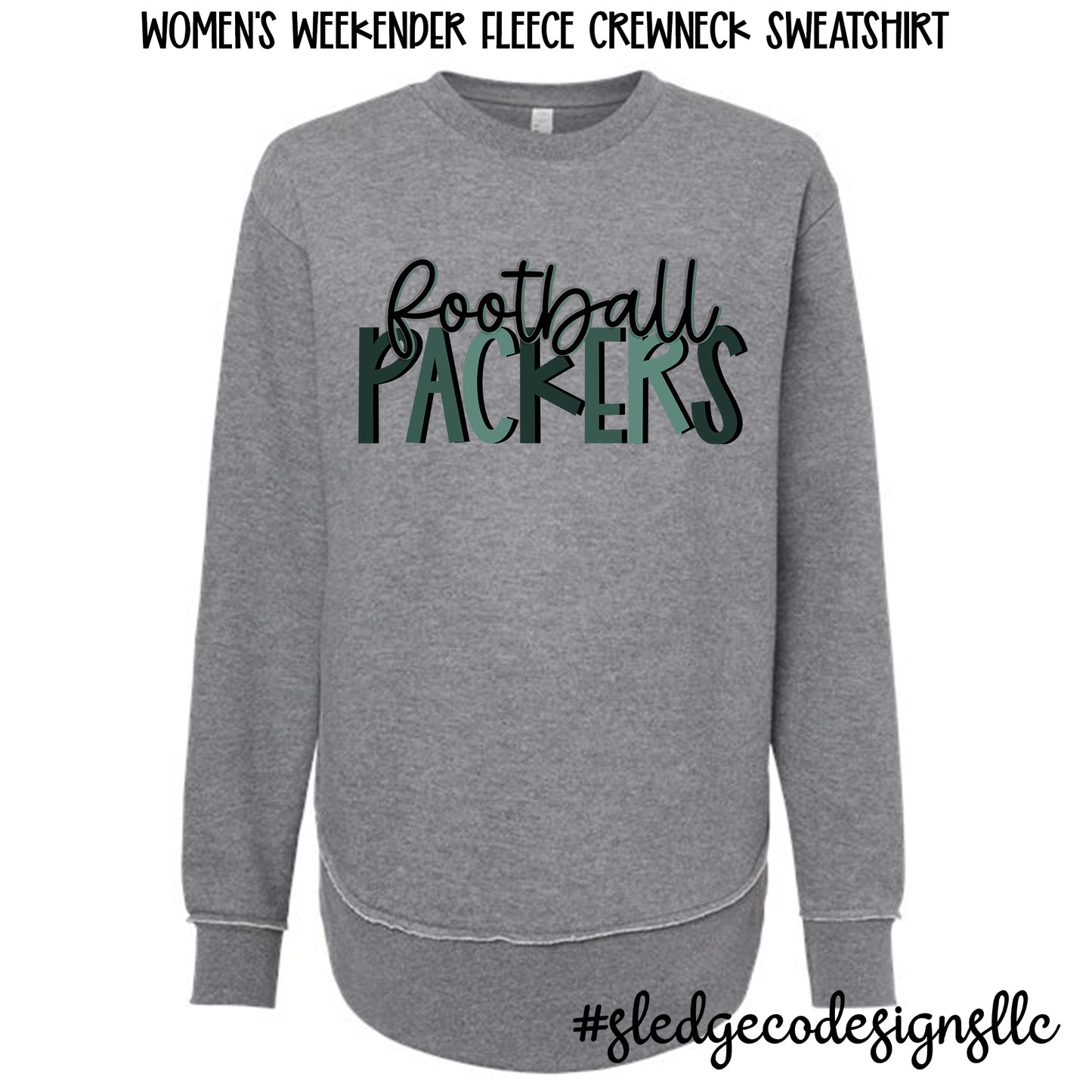 PREORDER: PACKERS FOOTBALL | GREY | Women's Weekender Fleece