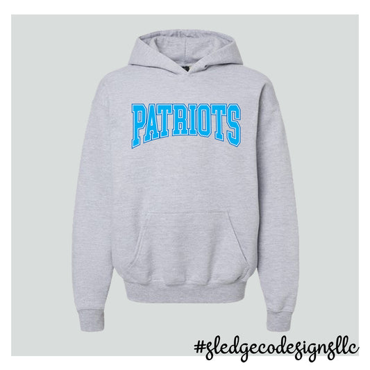 PATRIOTS | COLLEGED | CUSTOM HOODIE