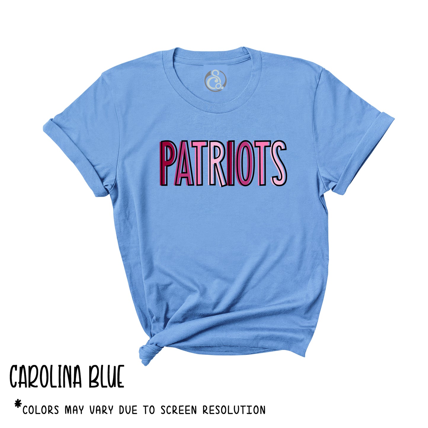 Patriots PINK BLOCK | EXCLUSIVE |  UNISEX Custom Tshirt