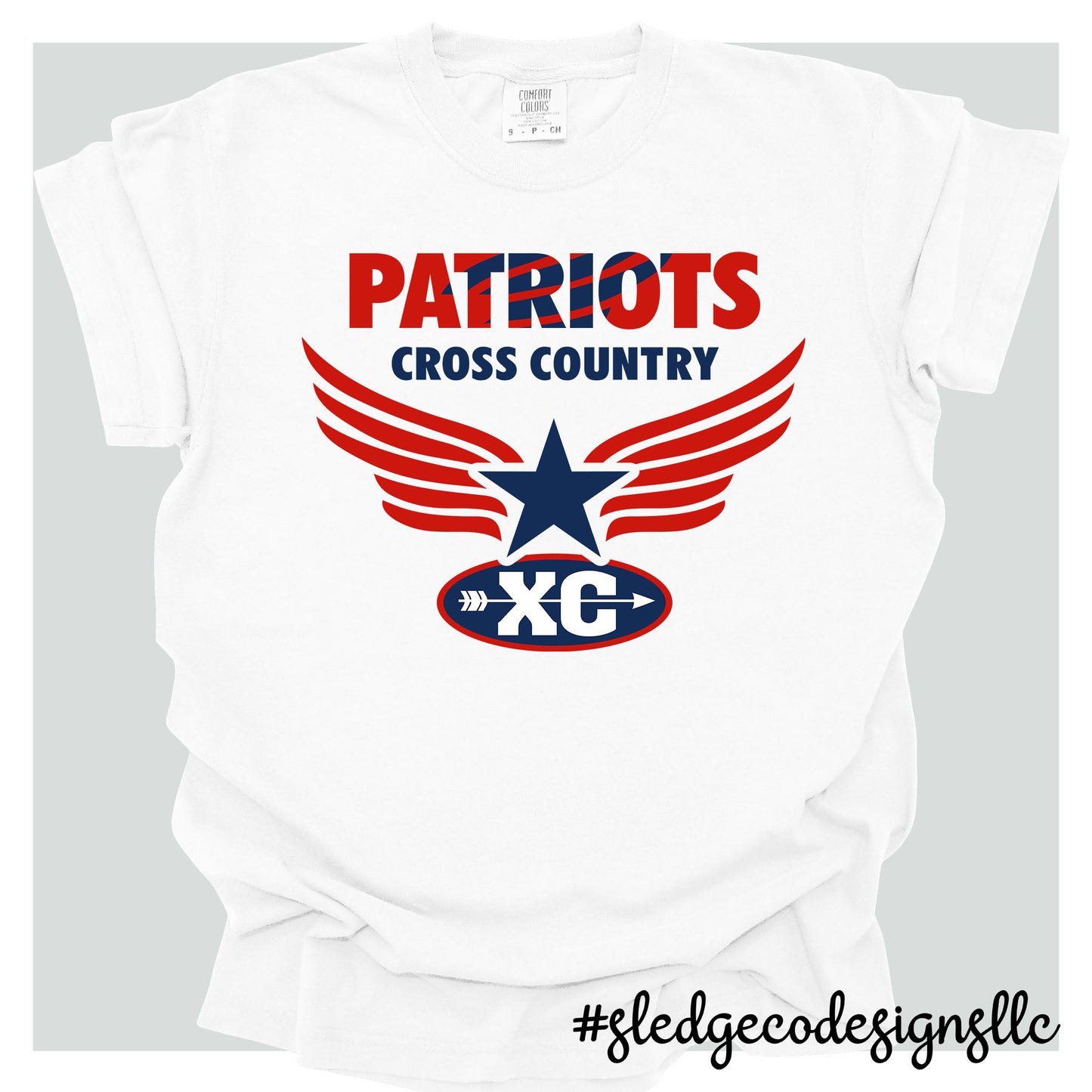 PATRIOTS | CROSS COUNTRY | UNISEX Custom Tshirt