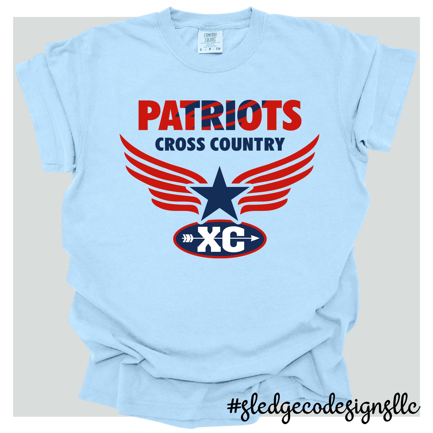 PATRIOTS | CROSS COUNTRY | UNISEX Custom Tshirt