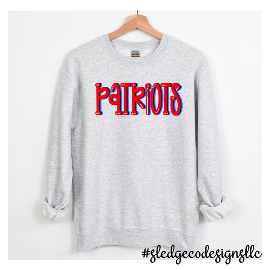 PATRIOTS | SADIE | CUSTOM UNISEX SWEATSHIRT