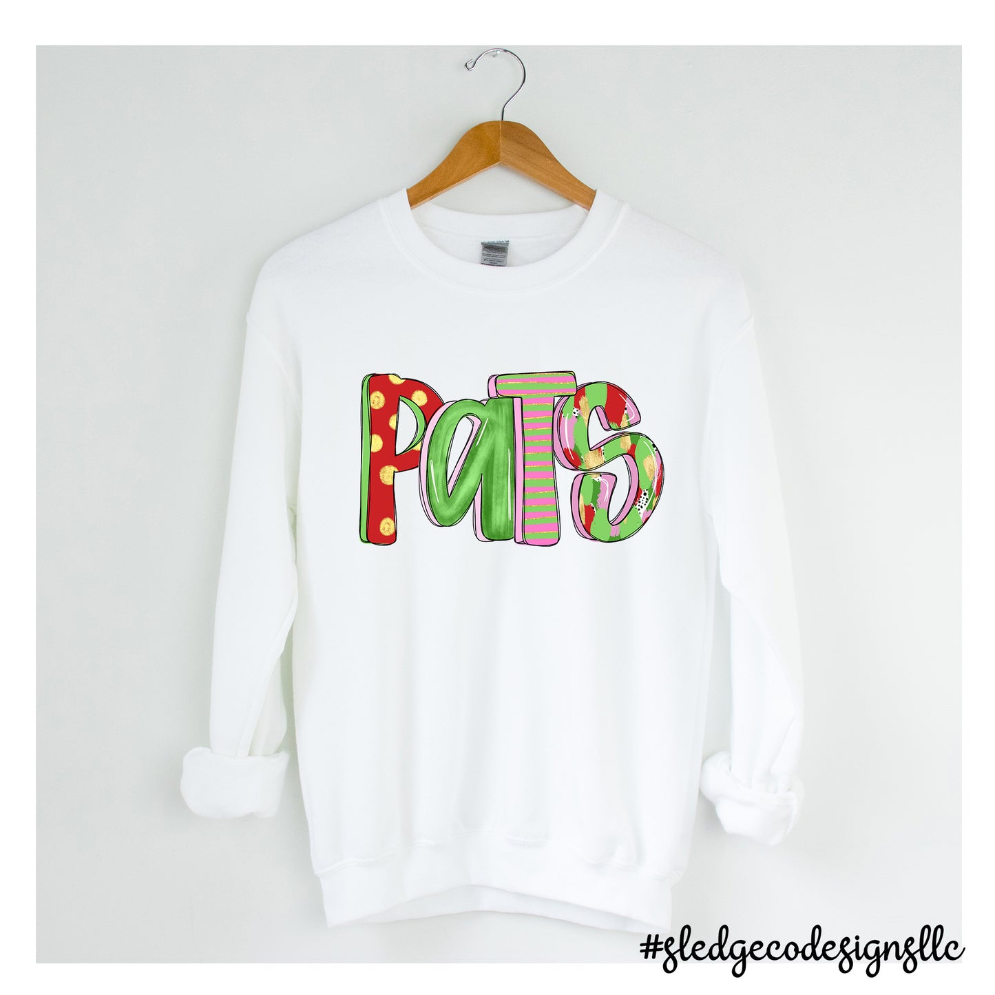 PATS AKA PATRIOTS CHRISTMAS SPIRITWEAR | CUSTOM UNISEX SWEATSHIRT