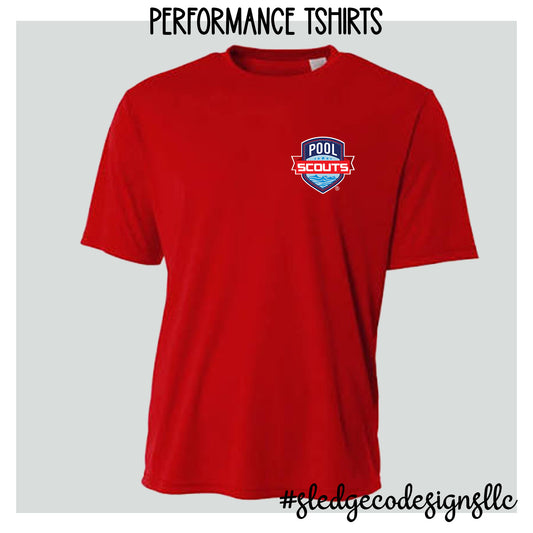POOL SCOUTS | LEFT CHEST LOGO | Cooling Performance Short Sleeve