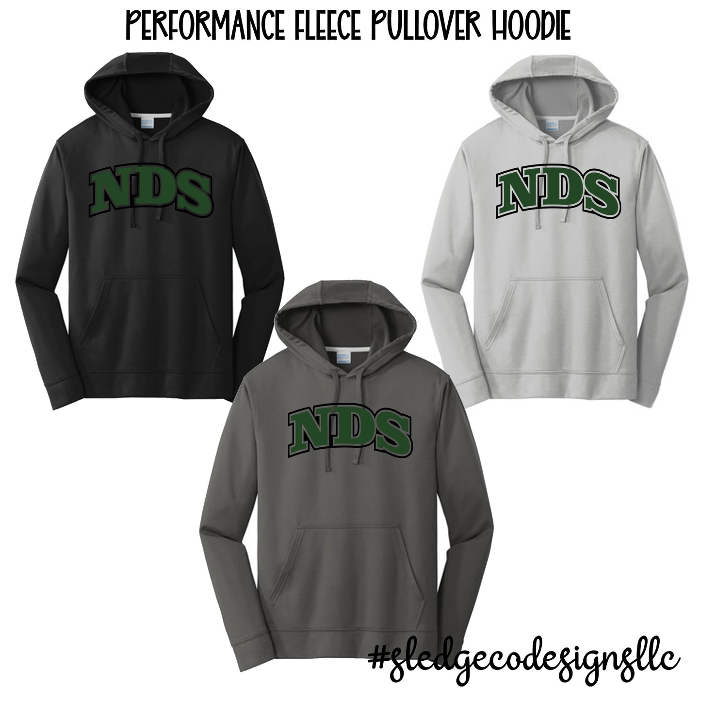 NDS | NORTH DELTA | Performance Fleece Pullover Hoodie ADULT & YOUTH