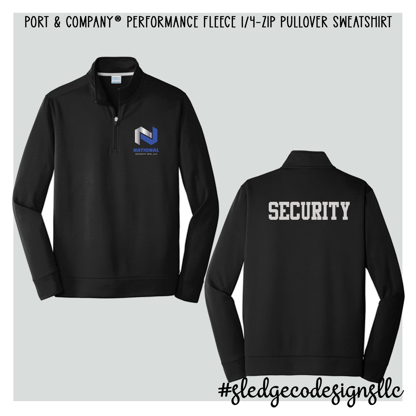 NATIONAL SECURITY OPS LLC | Port & Company® Performance Fleece 1/4-Zip Pullover Sweatshirt