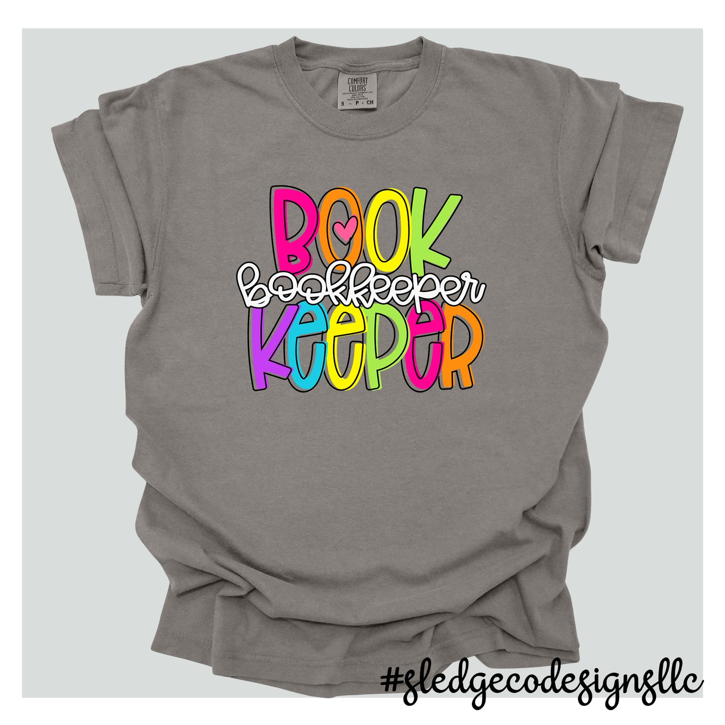 SCHOOL BOOKKEEPER | STACKED TEE |  Custom Unisex Tshirt