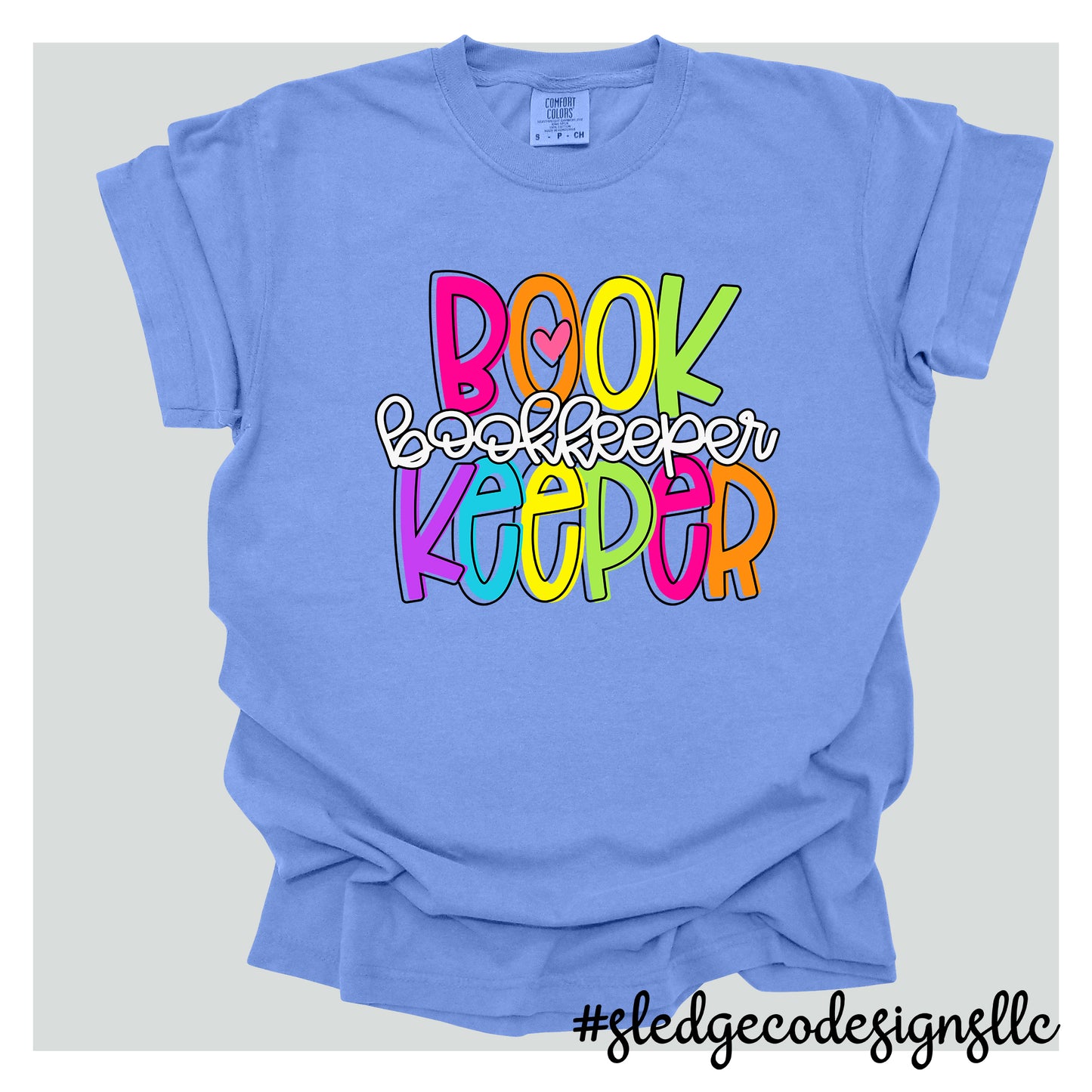 SCHOOL BOOKKEEPER | STACKED TEE |  Custom Unisex Tshirt