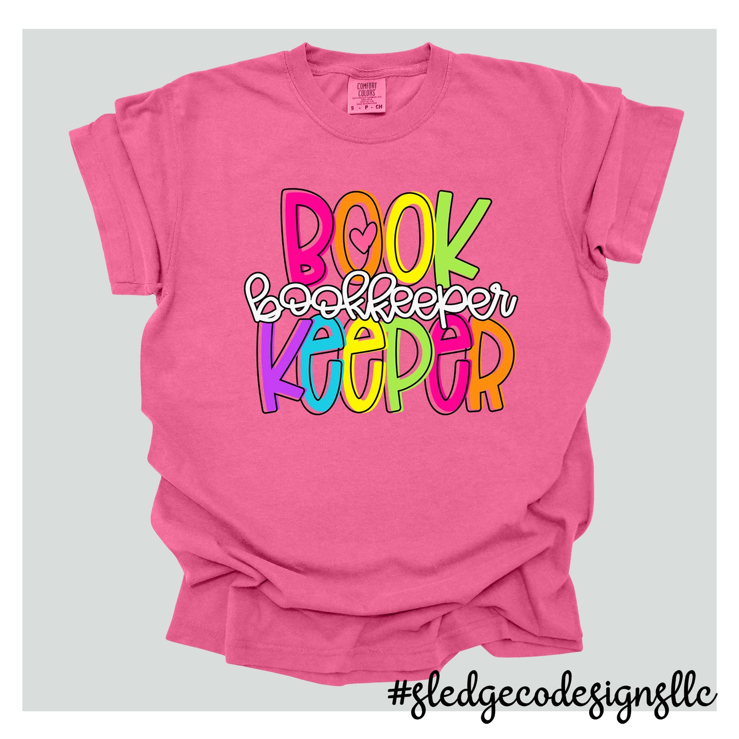 SCHOOL BOOKKEEPER | STACKED TEE |  Custom Unisex Tshirt