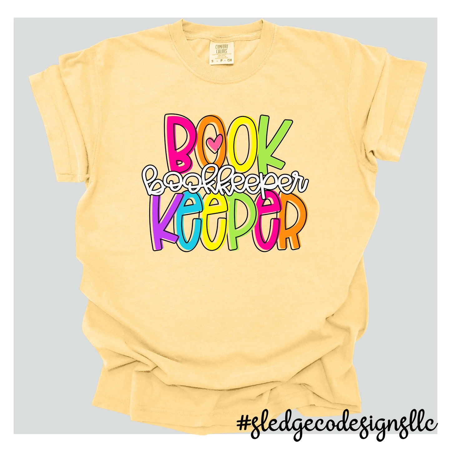 SCHOOL BOOKKEEPER | STACKED TEE |  Custom Unisex Tshirt