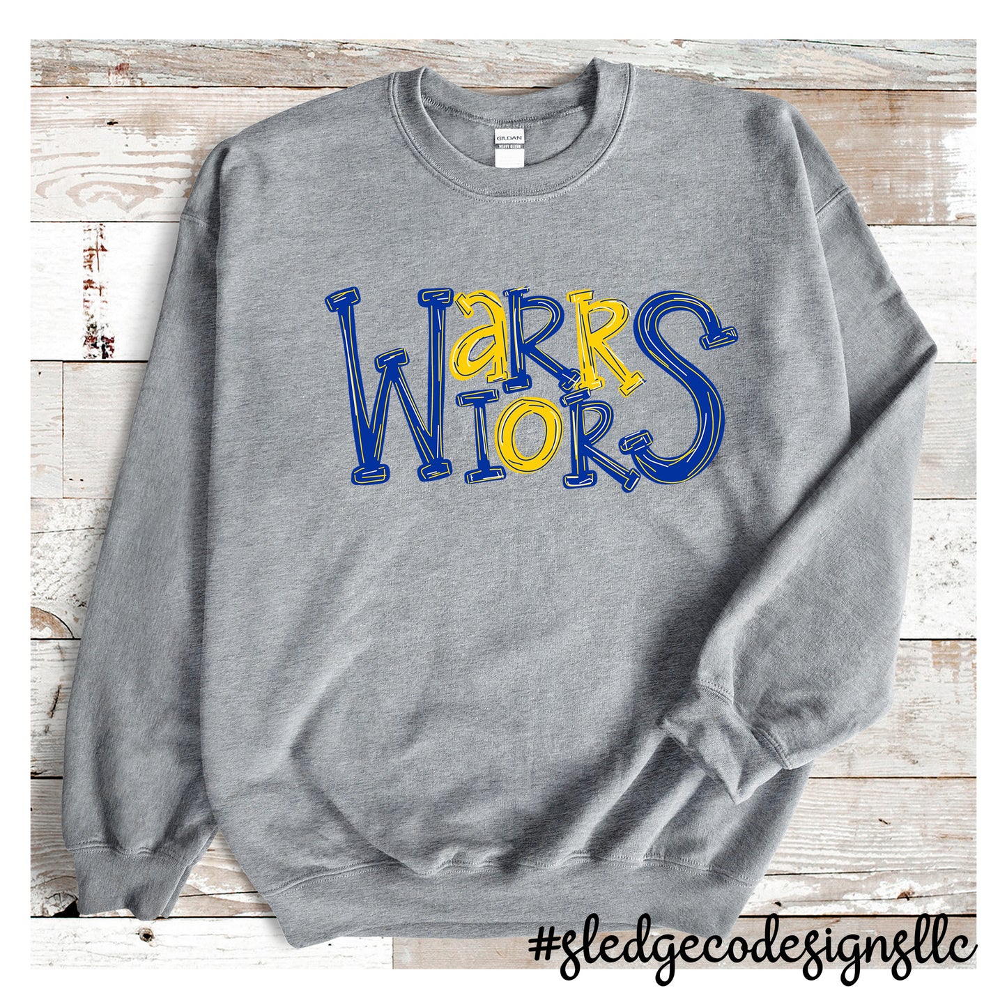 SENATOBIA WARRIORS | SKETCHED | UNISEX SWEATSHIRT