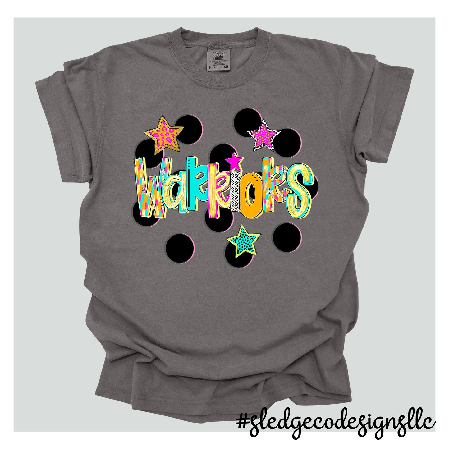 WARRIORS RETRO POLKA DOT | CUSTOM UNISEX TSHIRT