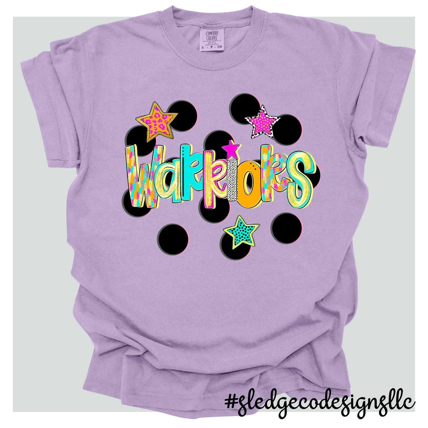 WARRIORS RETRO POLKA DOT | CUSTOM UNISEX TSHIRT